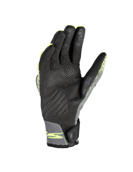 GUANTE SPIDI CROSS KNIT AMARILLO GRIS