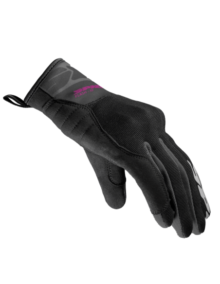 GUANTE SPIDI FLASH-KP LADY NEGRO FUCSIA