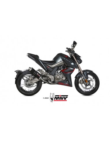 ESCAPE MIVV FULL SYSTEM 1x1 GP BLACK ZONTES ZT 125 U 2021-2024 ESCAPE MIVV FULL SYSTEM 1x1 GP BLACK ZONTES ZT 125 U 2021-2024