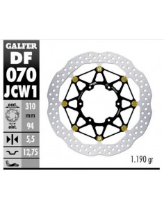 DISCO FRENO WAVE FLOATECH 310X5.5MM (FRONT) DF070JCW1G03