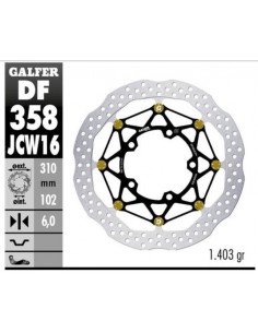 DISCO FRENO WAVE FLOATECH RACING 310X6MM DF358JCW160G03