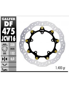 DISCO FRENO WAVE FLOATECH RACING 320X6MM DF475JCW160G03