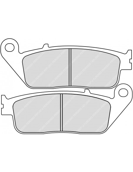 PASTILLA FRENO FERODO SINTERIZADA FDB664ST