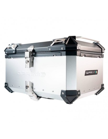 TOP CASE BAUL GPR ALPI-TECH 55 LT SILVER