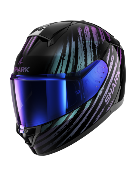 CASCO SHARK RIDILL 2 ASSYA NEGRO-AZUL-VIOLETA
