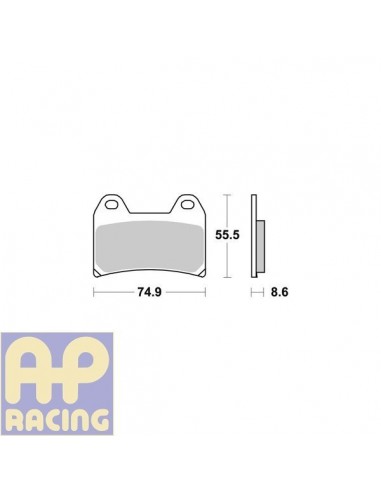 PASTILLA FRENO AP RACING