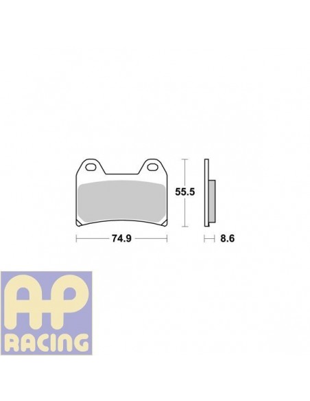 PASTILLA FRENO AP RACING