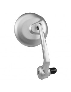 ESPEJO AL PUÑO GRIS MATE AMBOS LADOS