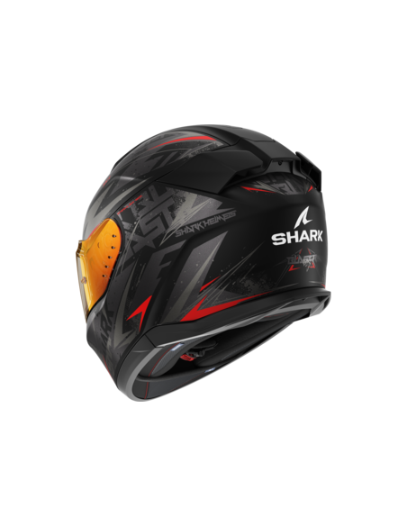 CASCO D-SKWAL 3 BLAST-R MAT BLACK ANTHRACITE RED