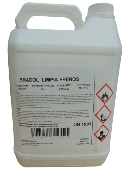 BRADOL LIMPIA FRENOS 5L