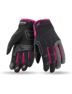 GUANTE SD-C50 LADY URBAN NEGRO-ROSA