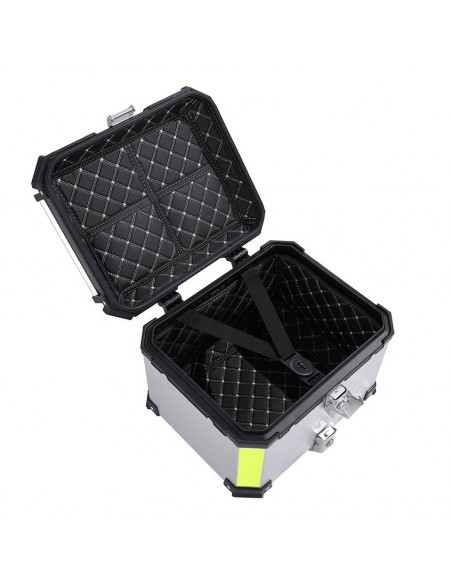 BAUL ALUMINIO 55L PLATA