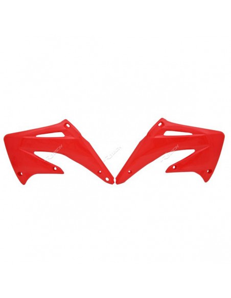 CUBRE RADIADOR ROJO RACETECH HONDA CR 125-250 02-07