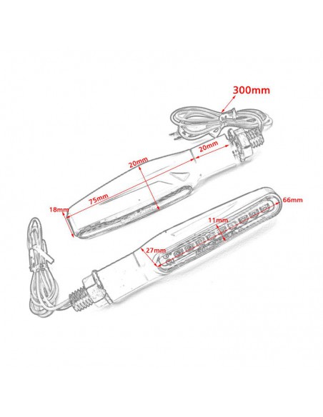 INTERMITENTES LED HOMOLOGADOS TRANSPARENTES