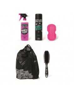KIT COMPLETO DE LIMPIEZA MUC OFF PROTECTOR-LIMPIADOR-ESPONJA