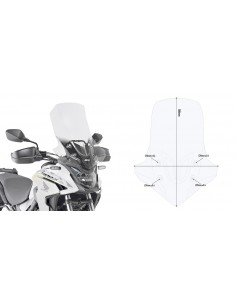 CUPULA GIVI D1171ST HONDA CB 500 X 19- 23
