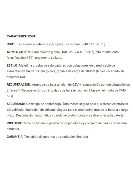 CARGADOR BATERIAS OPTIMATE 4 D