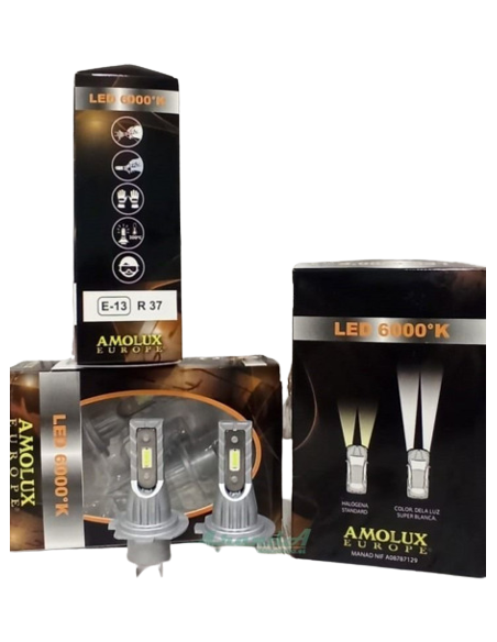 LAMPARA LED H7 HOMOLOGADA (1 UNIDAD)