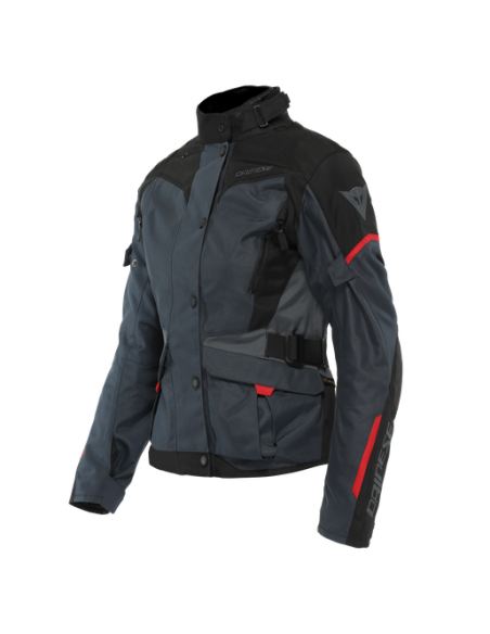 CHAQUETA DAINESE TEMPEST 3 D-DRY LADY EBONY-BLACK-LAVA-RED
