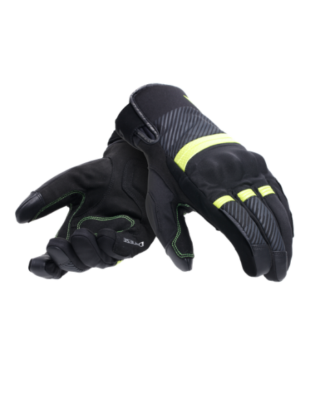 GUANTE DAINESE FULMINE D-DRY NEGRO AMARILLO