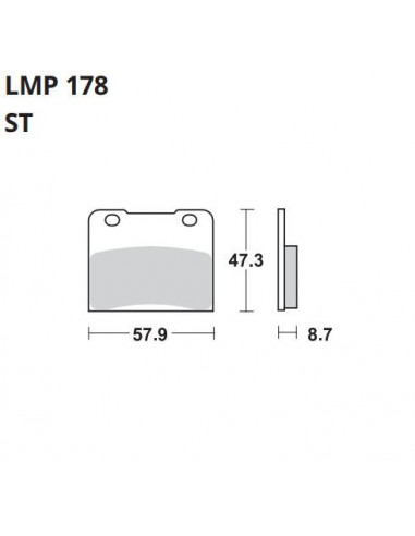 PASTILLA DE FRENO AP LMP 178 ST PASTILLA DE FRENO AP LMP 178 ST