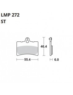 PASTILLA DE FRENO AP LMP 272 ST