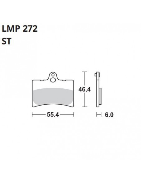PASTILLA DE FRENO AP LMP 272 ST