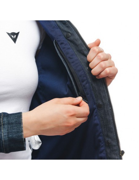 CAZADORA DAINESE DENIM TEX  LADY AZUL