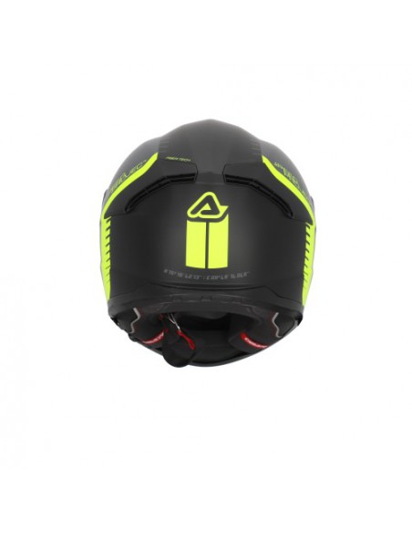 CASCO ACERBIS KRAPON GRIGIO/GIALLO
