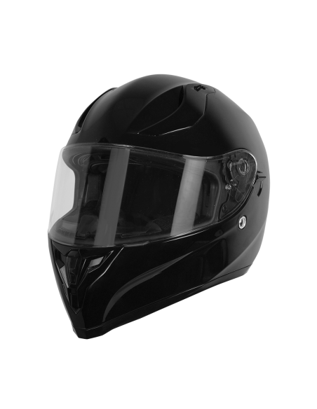 CASCO INTEGRAL NEGRO MATE CON GAFA SOLAR MAS PINLOCK  HOMOLOGACION 22.06