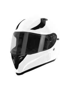 CASCO INTEGRAL BLANCO CON GAFA SOLAR MAS PINLOCK HOMOLOGACION 22.06