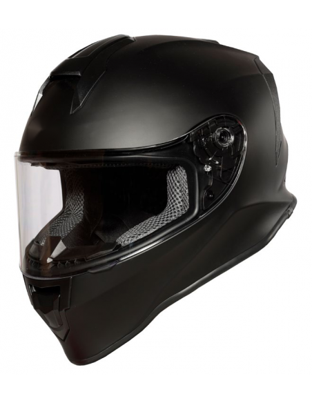 CASCO INTEGRAL SOLID NEGRO MATE MAS PINLOCK HOMOLOGACION 22.06