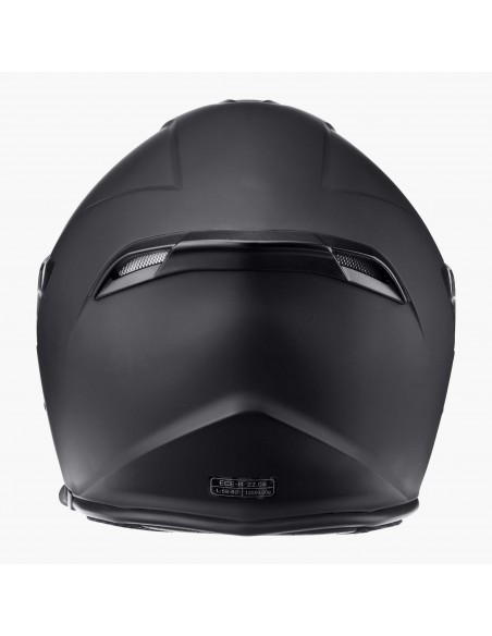 CASCO INTEGRAL SOLID NEGRO MATE MAS PINLOCK HOMOLOGACION 22.06