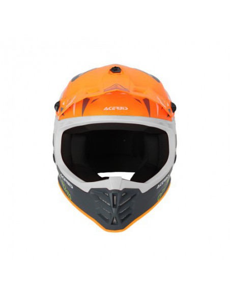 CASCO ACERBIS PROFILE JUNIORL NARANJA GRIS