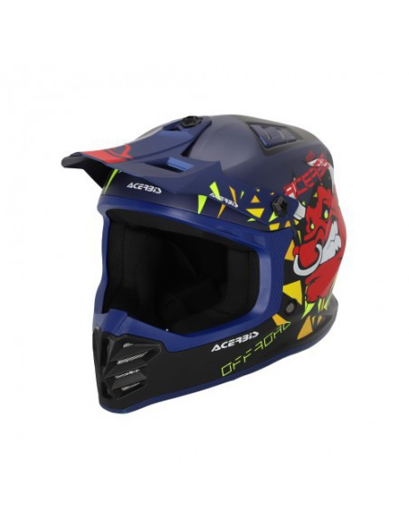 CASCO ACERBIS PROFILE JUNIORL AZUL NEGRO
