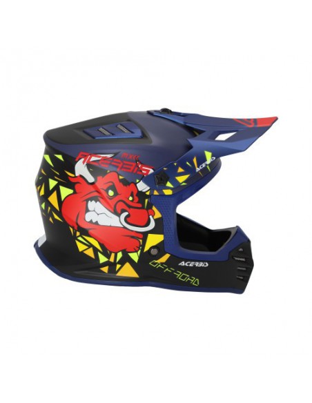 CASCO ACERBIS PROFILE JUNIORL AZUL NEGRO