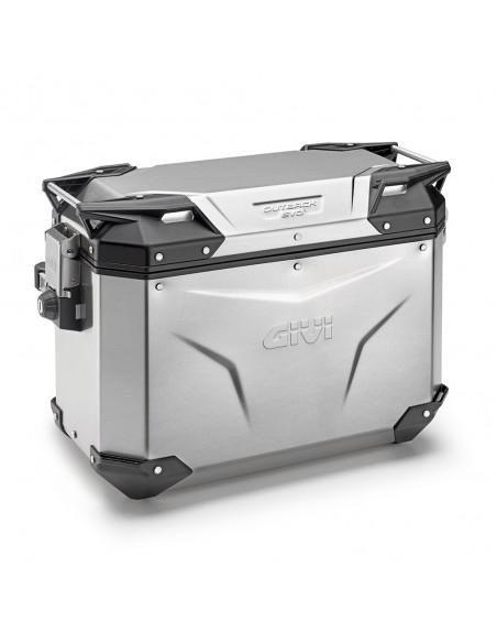 MALETA LATERAL IZQUIERDA GIVI TREKKER OUTBACK EVO 48L ALUMINIO NATURAL