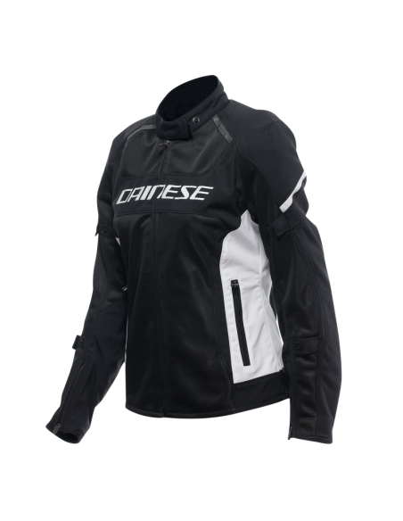 CAZADORA DAINESE AIR FRAME 3 TEX MUJER NEGRA BLANCA