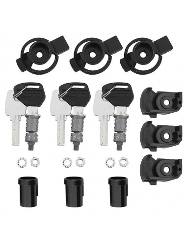 KIT 3 CERRADURAS Y LLAVES SECURITY LOCK