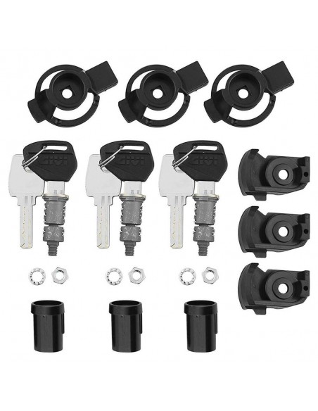 KIT 3 CERRADURAS Y LLAVES SECURITY LOCK