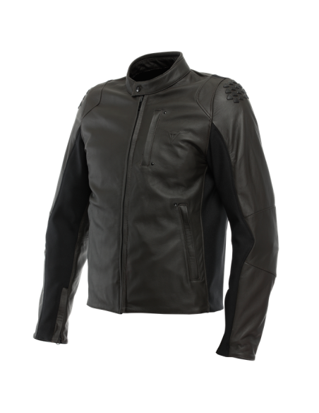CAZADORA DAINESE ISTRICE QDF LEATHER DARK-BROWN