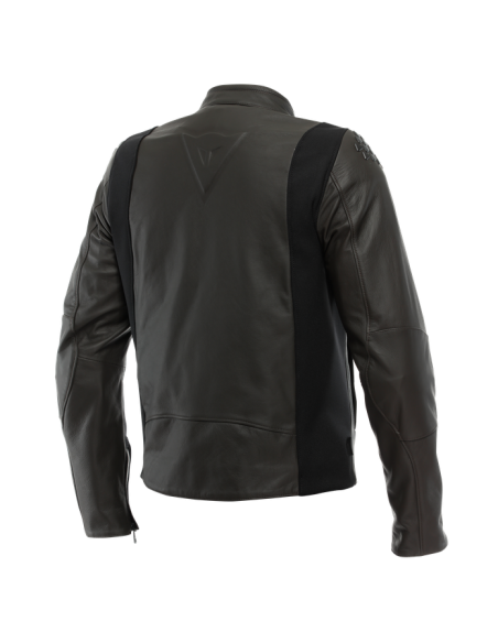CAZADORA DAINESE ISTRICE QDF LEATHER DARK-BROWN