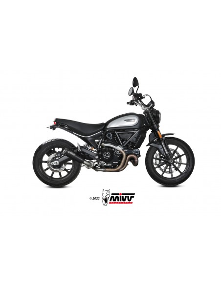 ESCAPE MIVV X-M1INOX NEGRO DUCATI SCRAMBLER 800 2021 - 2022