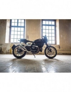 GPR Par de terminales homologados con db killer extraíble, catalizadores y tubo de conexión Ducati Scrambler 800  15-16