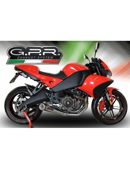 GPR Escape semi-completo homologado con db killer extraible Buell 1125 R -CR 05-09