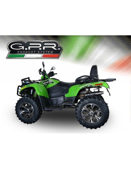 GPR Escape homologado con db killer desmontable y tubo de conexión específico Artic Cat Trv 700 08-11