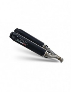 GPR Par de terminales homologados con db killer extraíbles y tubos de conexión específicos Aprilia Dorsoduro 900 17-20