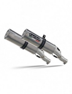 GPR Par de terminales homologados con db killer extraíble, catalizadores y tubo de conexión específico Ducati Monster 1100 09-10
