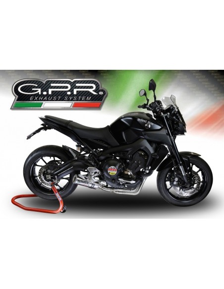 GPR Escape completo homologado con catalizador incluido db killer extraíble Yamaha Mt-09 17-20