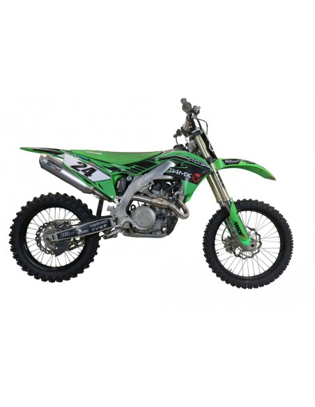 GPR Escape completo racing con colector y db killer desmontable, sin homologación Kawasaki Kx 450 F 21-23